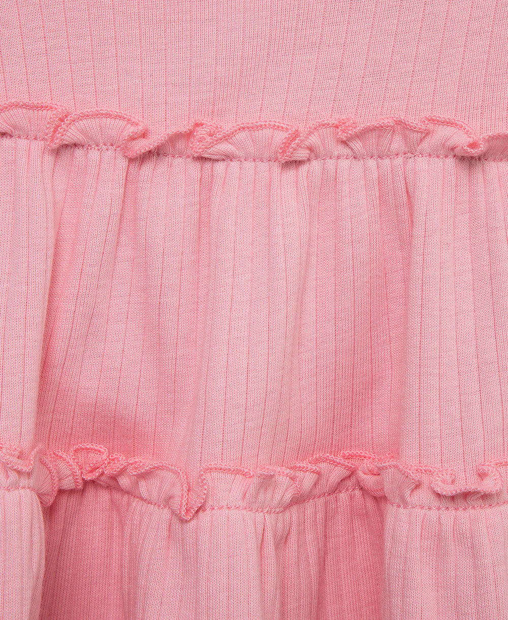 Little Me Peony Rib Knit Tunic Set