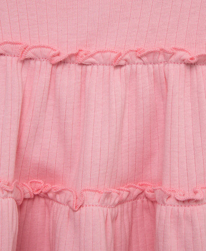 Little Me Peony Rib Knit Tunic Set