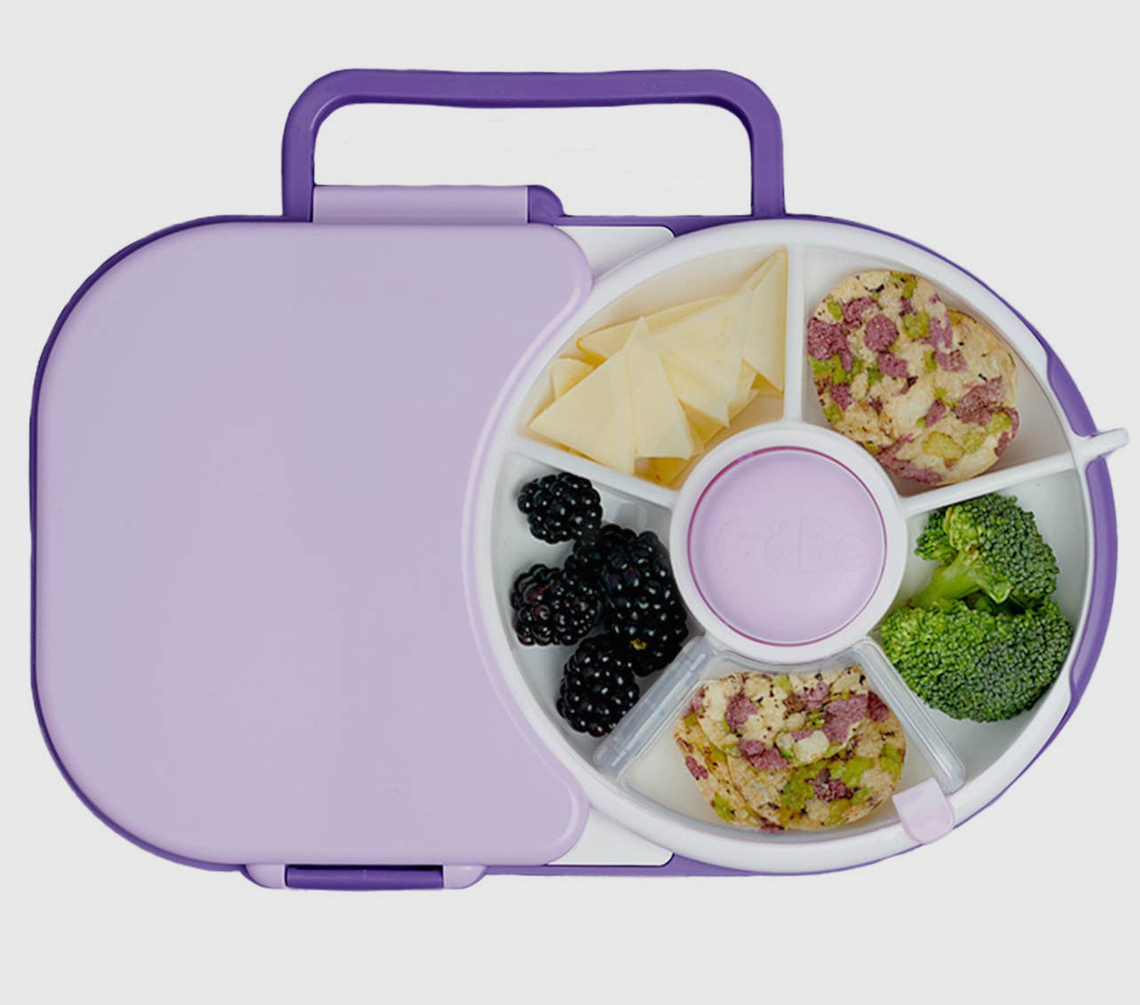 Gobe Kids Lunch Box With Snack Spinner