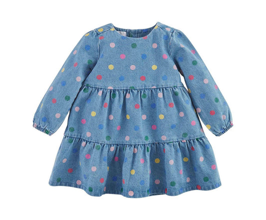 Mudpie Chambray Dot Dress