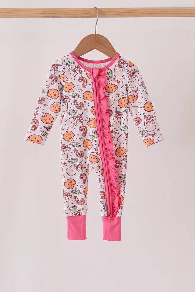 Pink Milk Cookie Bamboo Romper