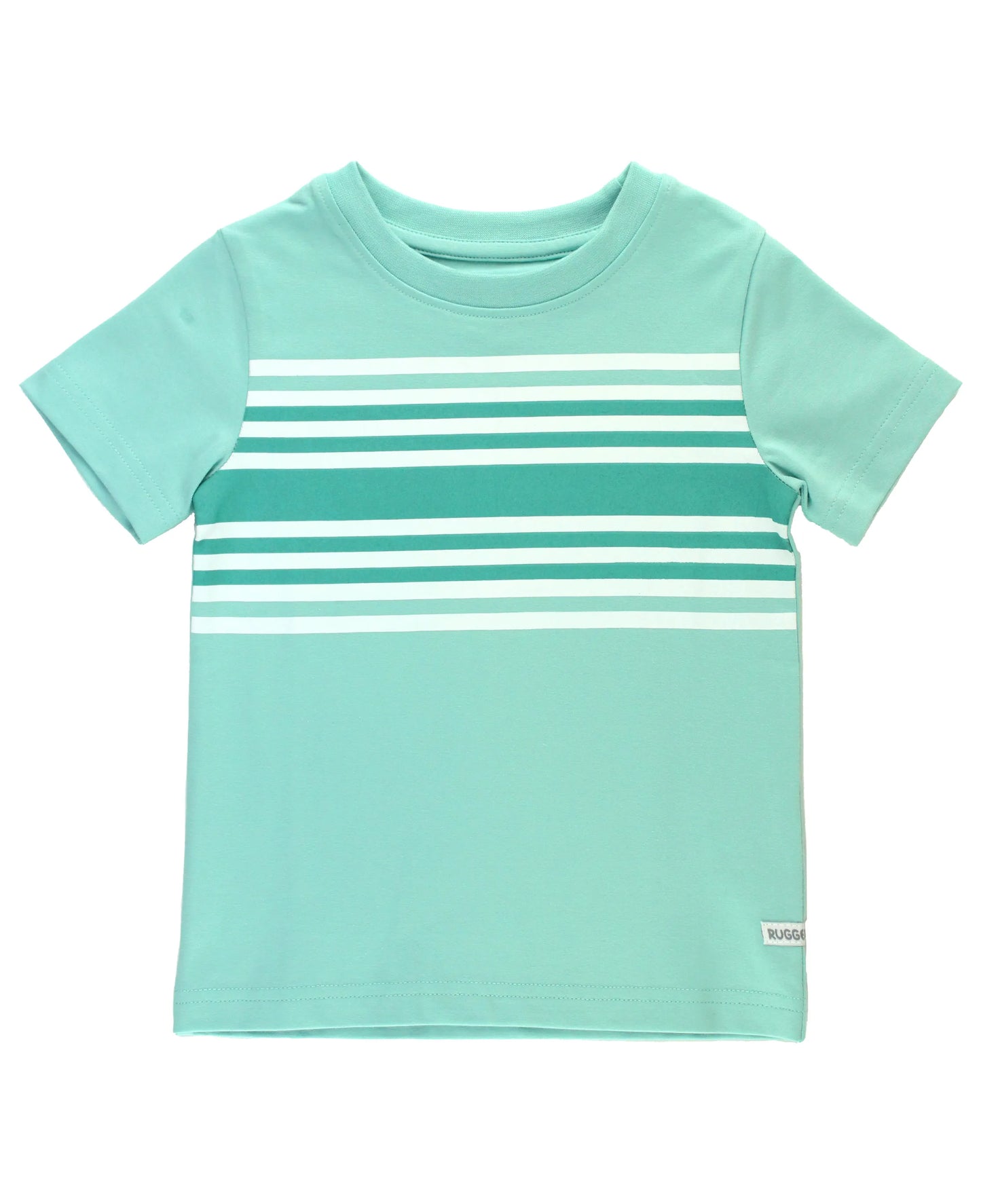 RuggedButts Ocean Teal Stripe Short Sleeve