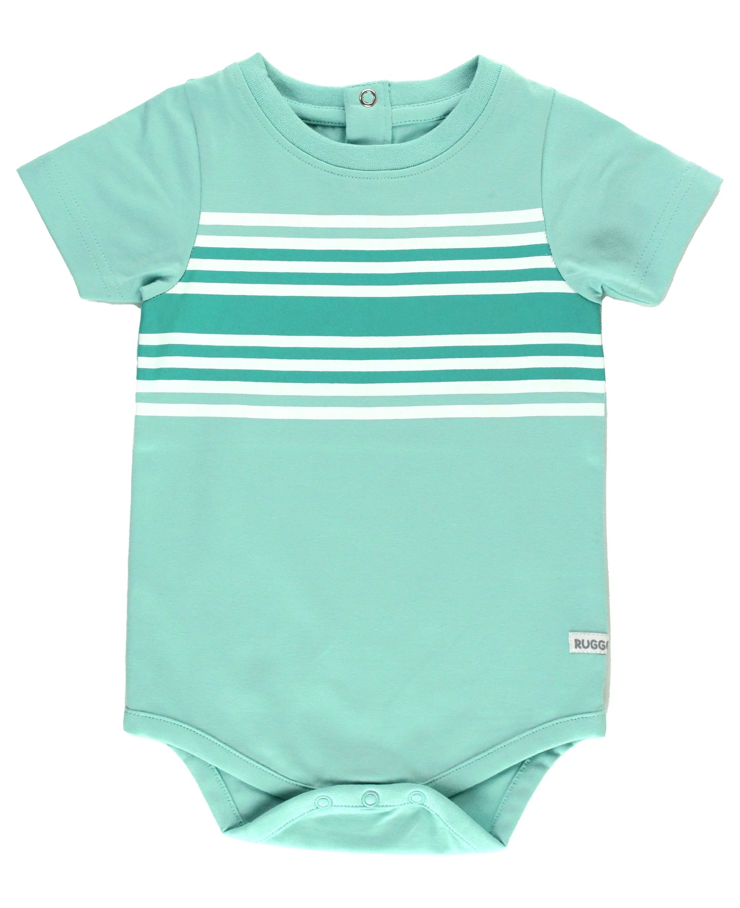 RuggedButts Ocean Teal Stripe Short Sleeve