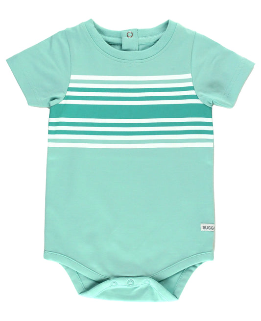 RuggedButts Ocean Teal Stripe Short Sleeve