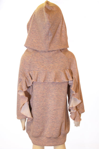 MLKids Ruffle Detail Hoodie Tunic