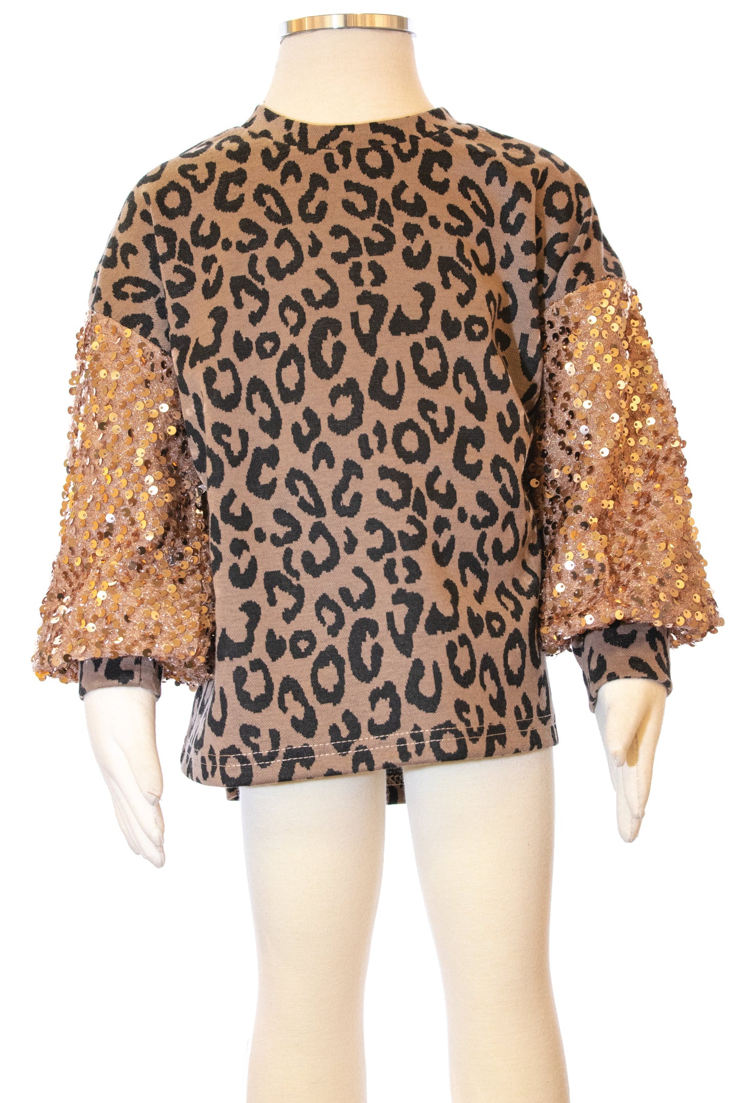 MLKids Sequin Sleeve Sweater