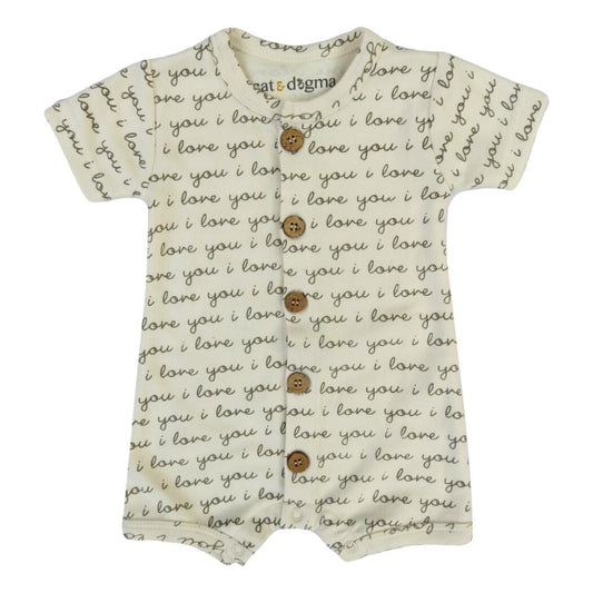 Cat & Dogma I Love You Romper