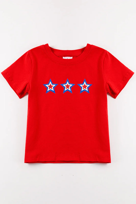 Red Star Applique Tee