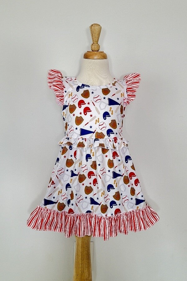 CC Ball Game Ruffle Dress