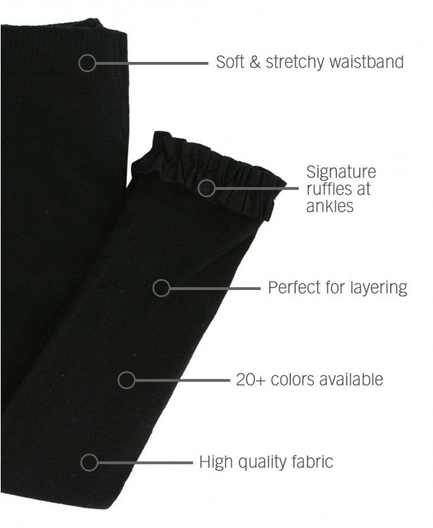 RuffleButts Footless Ruffle Tights