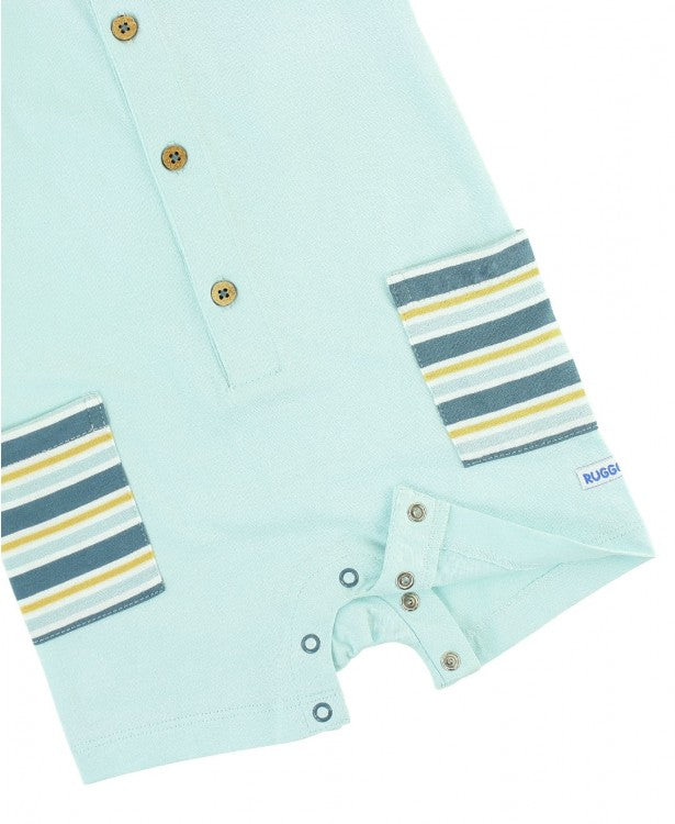 RuggedButts Starlight Stripe Pocket Romper