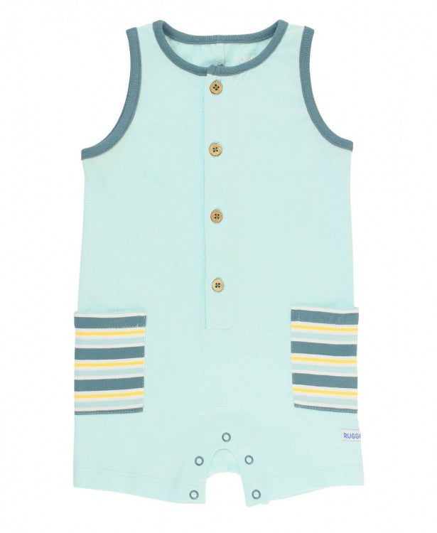 RuggedButts Starlight Stripe Pocket Romper