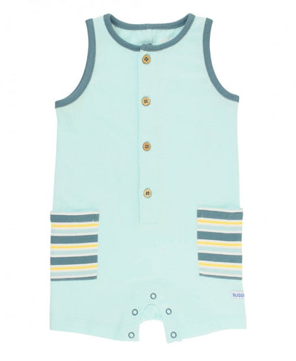 RuggedButts Starlight Stripe Pocket Romper