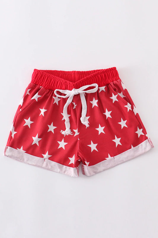 Red Star Shorts