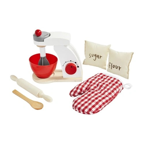 Mudpie Wood Mixer Baking Set