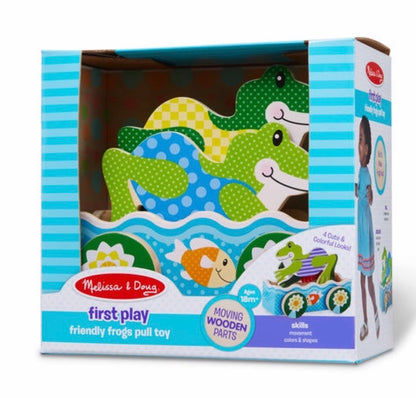 M&D Friendly Frogs Pull Toy