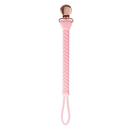 Itzy Ritzy Silicone Braid Pacifier Clip