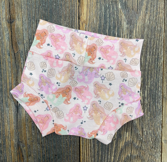 Mermaid bummies/Biker Shorts