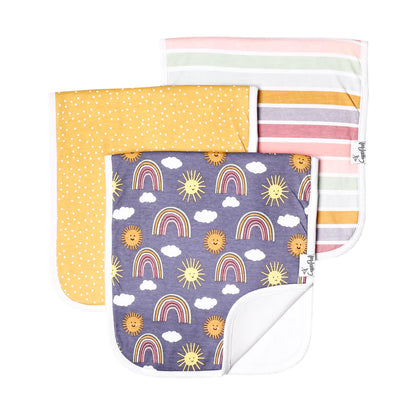 Copper Pearl Burp Cloths