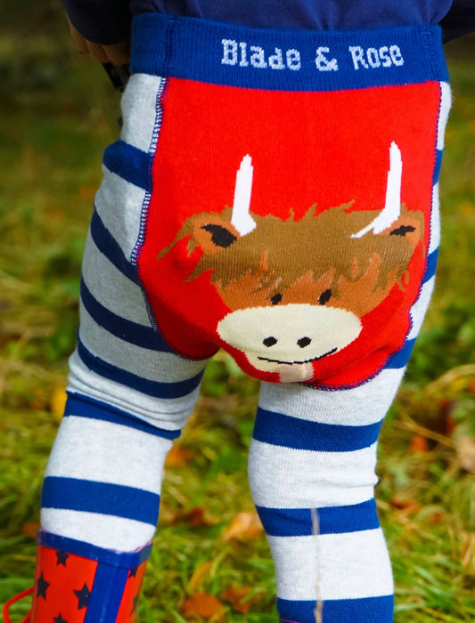 Highland Cow Baby Leggings