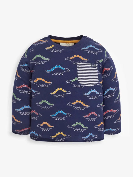 Jojo Linear Dino Print Top