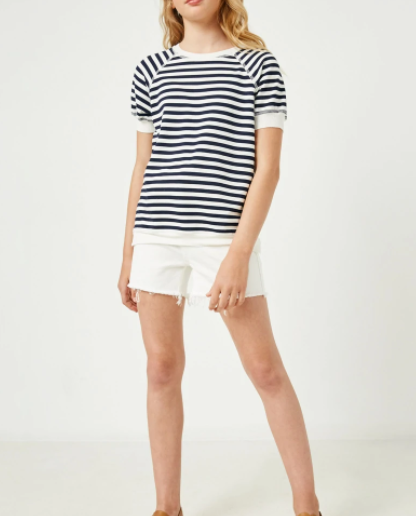 Hayden Navy Stripe Top 3414 *