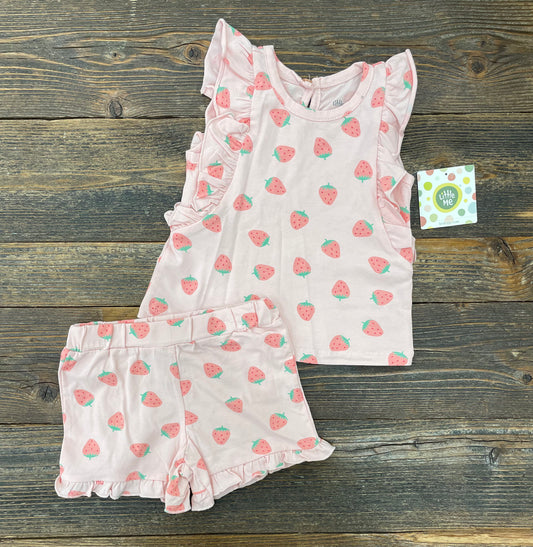 Little Me Pink Strawberry 2 Piece Play Set