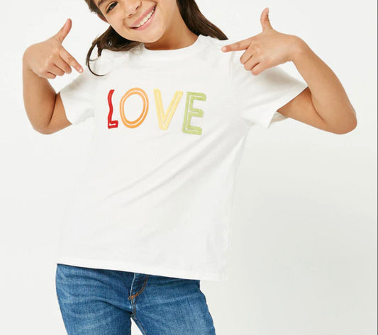 Hayden Love Flocked T Shirt GY1158