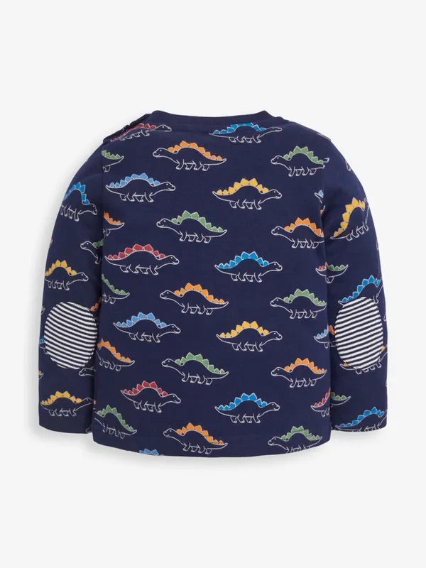 Jojo Linear Dino Print Top