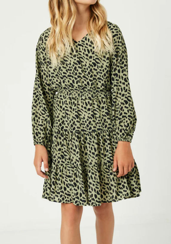 Hayden Smocked Waist Ruffle Dress 1283