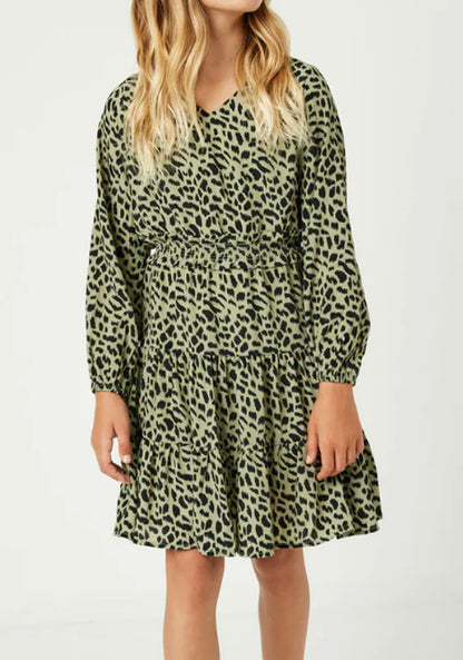 Hayden Smocked Waist Ruffle Dress 1283