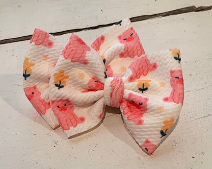 JJs 3in Printed Piggie Bows