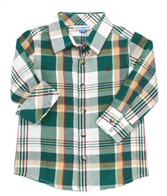 RuggedButts Windsor Plaid Button Down Shirt