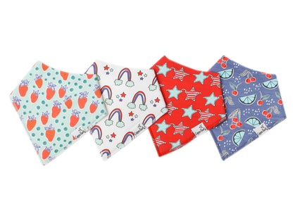 Copper Pearl Bandana Bib Sets