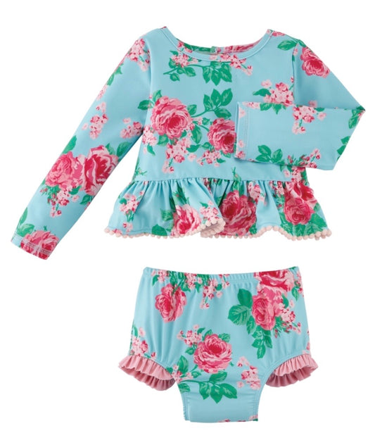 Mudpie Rose Rashguard Swim