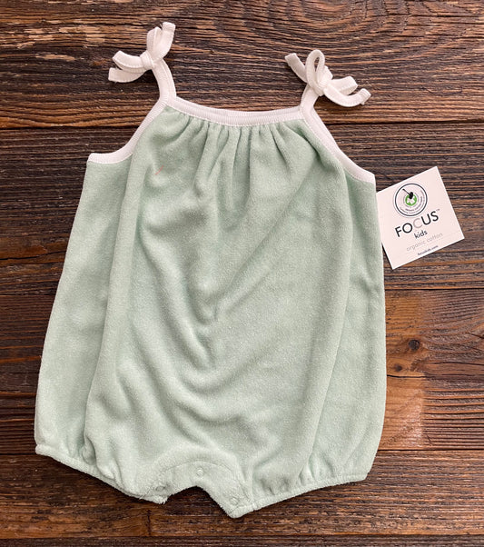 Focus Aqua Terry Cloth Romper