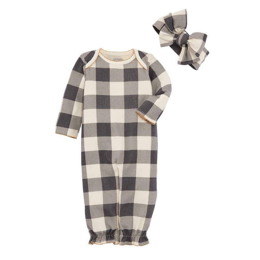 Mudpie Buffalo Check Take Me Home Gown