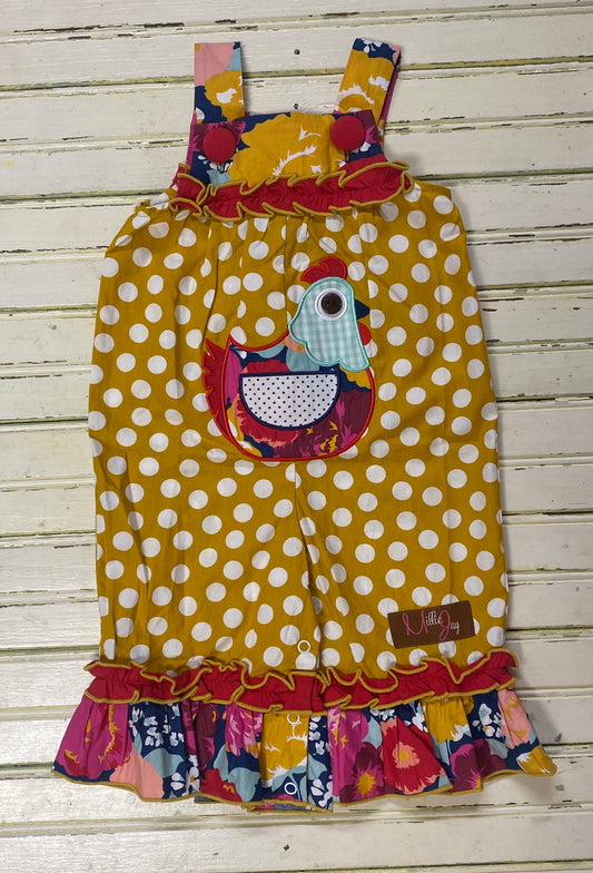 Millie Jay Chicken Applique Romper