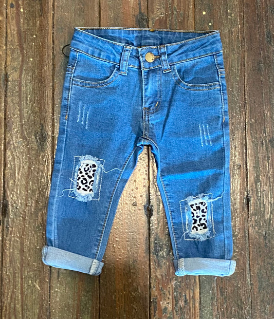 M.L.Kids Leopard Detail Capri