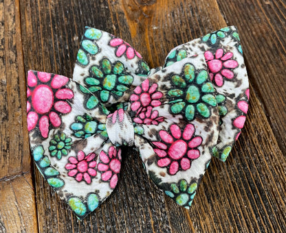 JJs 3in Printed Piggie Bows