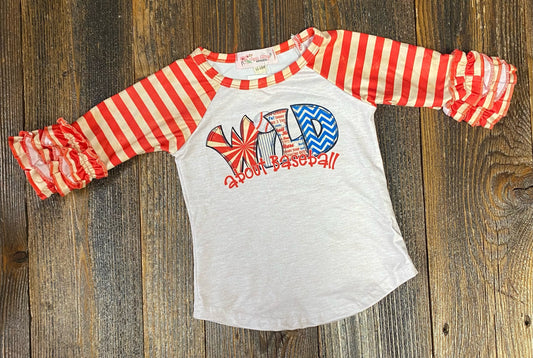 Wild about Baseball Raglan