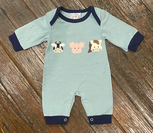 Three Sisters Farm Appl Romper