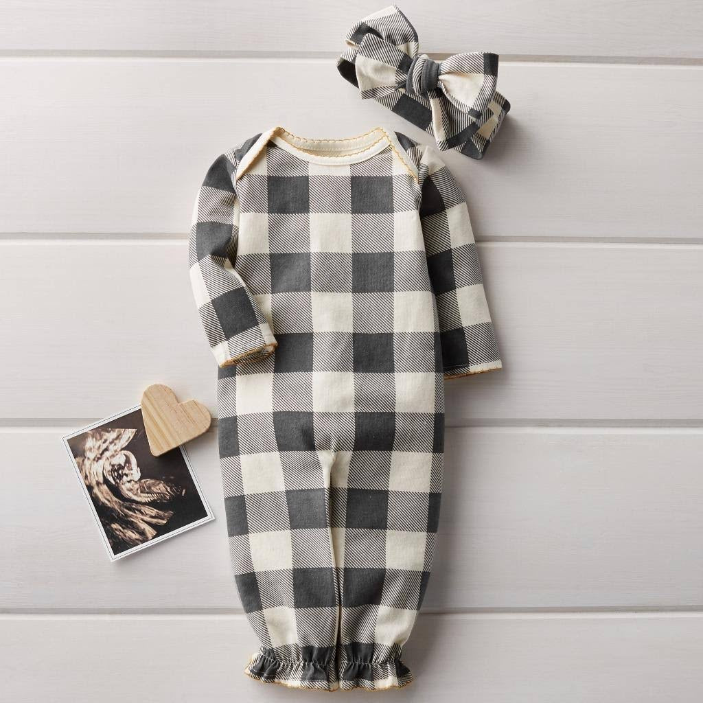 Mudpie Buffalo Check Take Me Home Gown