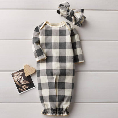 Mudpie Buffalo Check Take Me Home Gown