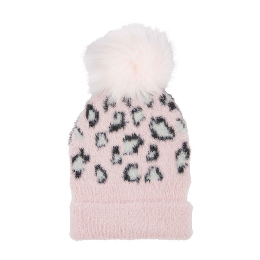 Mudpie Fuzzy Leopard Hats
