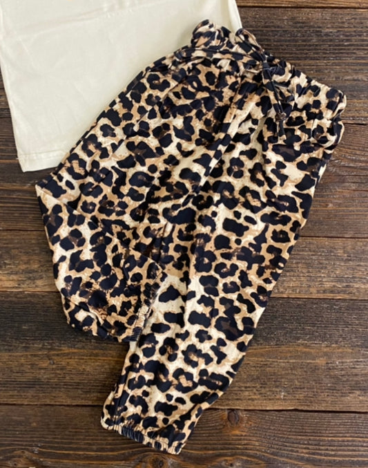 Leopard Joggers