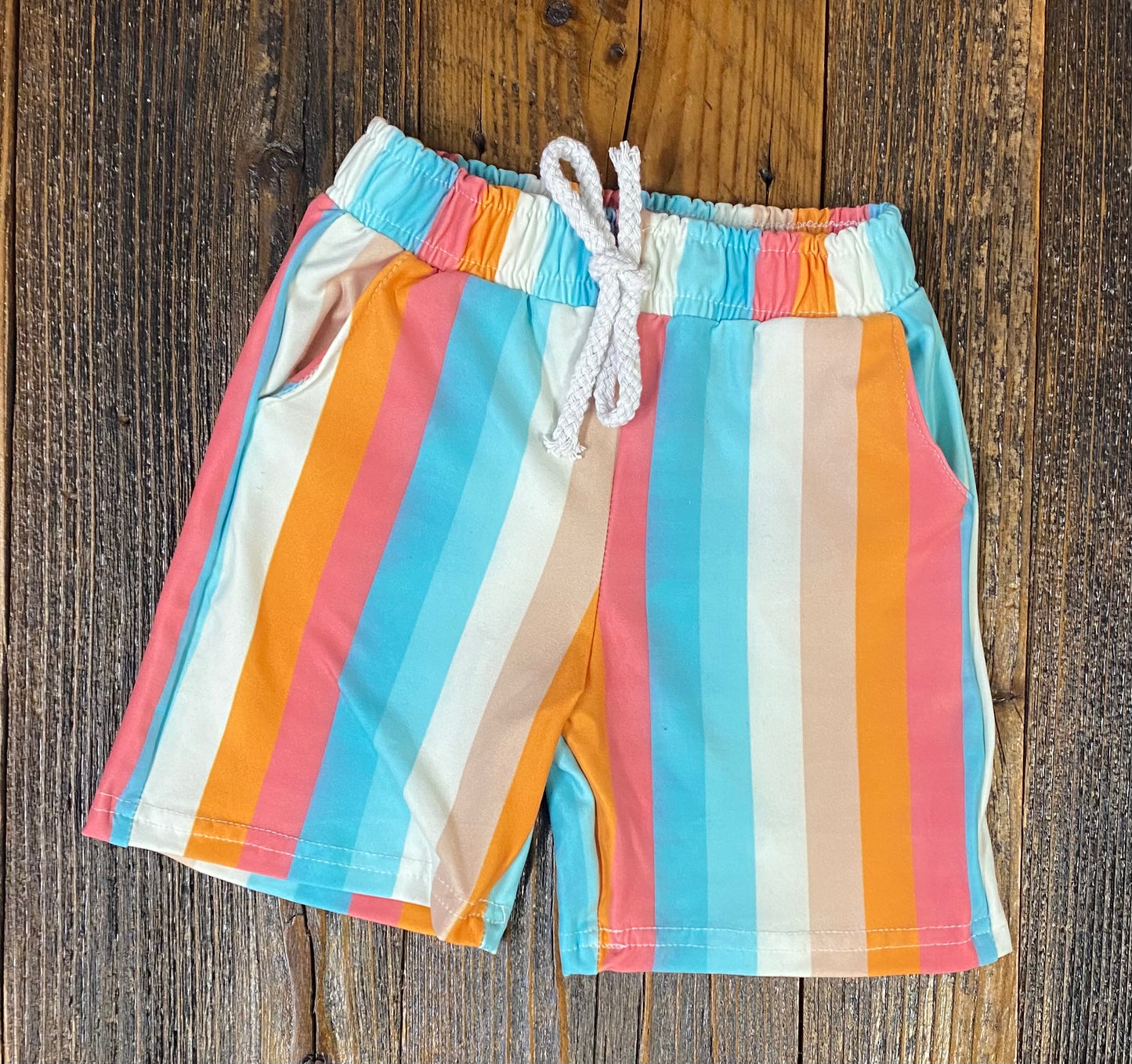 Summer Striped Boy Shorts