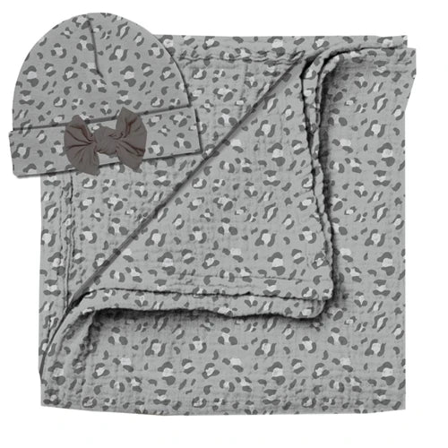 Jane Marie Swaddle & Beanie Set