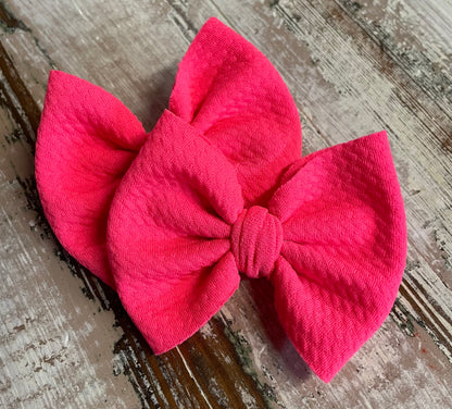 JJs 3in Solid Piggie Bows