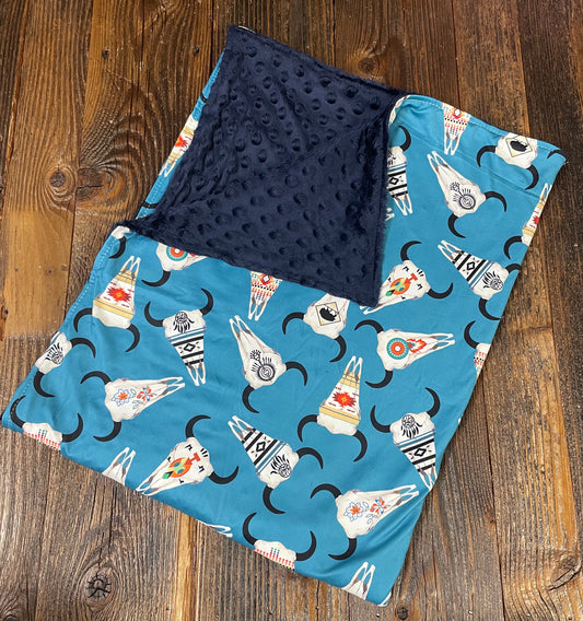 Painted Skull Blankets